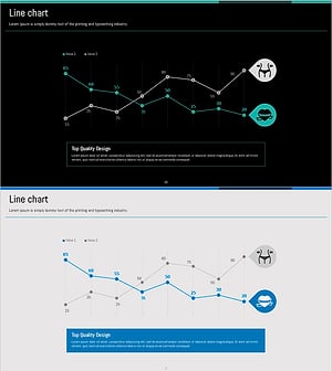다이어트 라인 차트 – 사업 추진 전략을 시각화하다