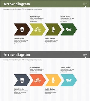 재생에너지 업무 프로세스 화살표 아이콘