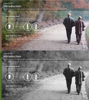 독거 노인을 위한 프레젠테이션 슬라이드 – 고객 분석 및 시장 조망