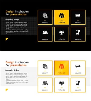 프레젠테이션 디자인 영감을 위한 슬라이드 – 창의성과 혁신