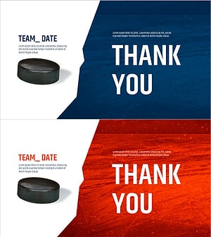 Ice Hockey Ending Cover Template - Captivating Conclusion