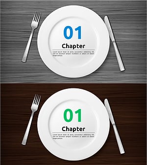 Tableware Background Chapter – Elegant and Stylish Slide Design