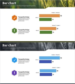 농업분야 경쟁사 분석 가로막대차트