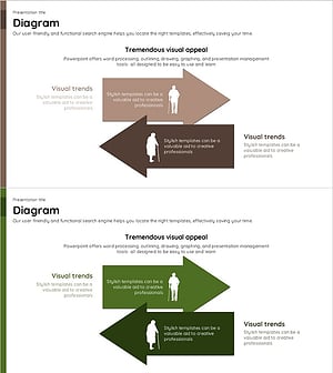 노인과 다방향 일러스트 – 고객 분석 및 시장 전략