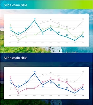 Highlighted Blue Line Chart – Visual Trend Analysis