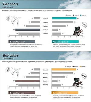 시장 및 경쟁사 분석 가로형 막대그래프 – 데이터의 시각적 통찰