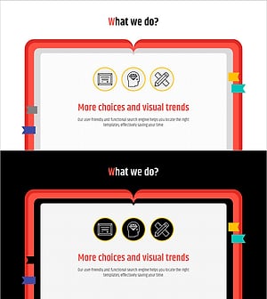 다이어리 프레임 기반 사업개요 슬라이드 – 창의성과 혁신