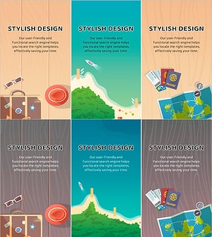 Summer Vacation Travel Section Slides – Attractive Introduction and Differentiated Operations Plan