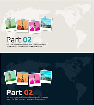 World Travel PowerPoint Slide Section Cover02