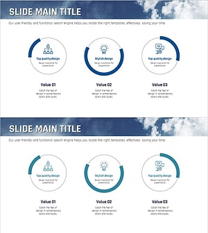 Sea Lighthouse Work Process Diagram for Visualizing Business Strategy