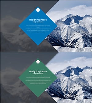 등산 와이드 프레젠테이션 간지