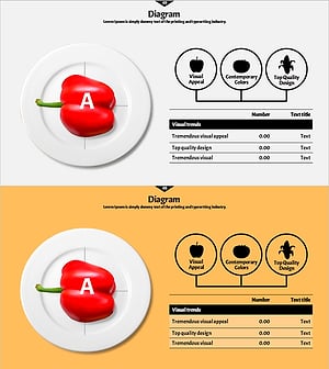 식재료에 대한 분석 테이블