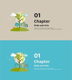 탄소중립 와이드 템플릿 - 환경을 생각하는 간지