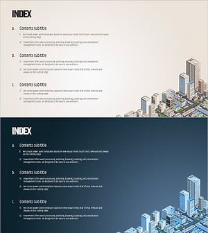 빌딩 일러스트 템플릿 목차