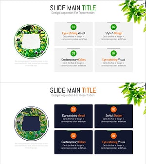 기능성 화장품 콘텐츠 슬라이드 템플릿 – 혁신과 매력 강조