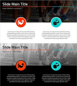 건강한 식단과 운동의 상관성 – 비전과 필요성을 담은 프레젠테이션