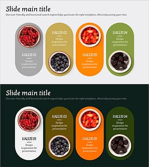 베리 종류 소개 – 매력을 시각화한 PPT 템플릿