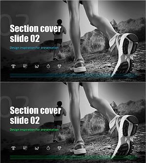 Health Exercise Template Section Cover Slide02 – Presentation Inspired Design