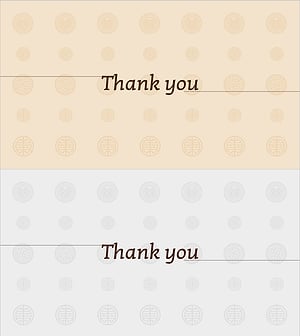 한국 전통무늬 엔딩페이지 - 세련된 마무리