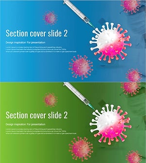 바이러스 백신 템플릿 간지 02 – 섹션 소개 슬라이드