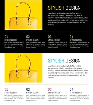 Yellow Handbag Promotion Slide