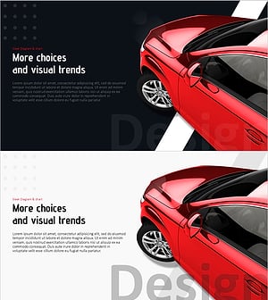 New Car Text Box for Visual Trends