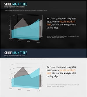 입체 영역형 그래프로 데이터 분석 및 시장 전망