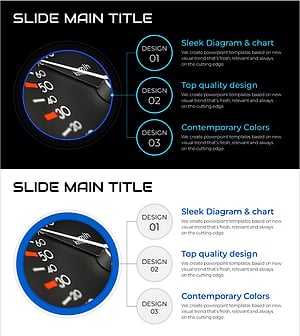 자동차 속도 다이어그램 – 비즈니스 전략과 성능 강조