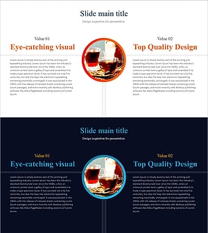 허브차 마시는 방법을 시각화한 다이어그램 슬라이드