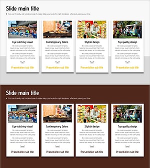 푸드트럭 시장 조사를 위한 인포그래픽 슬라이드