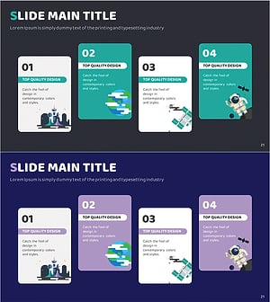 우주 탐사 단계별 일정계획 – 다이어그램으로 시각화
