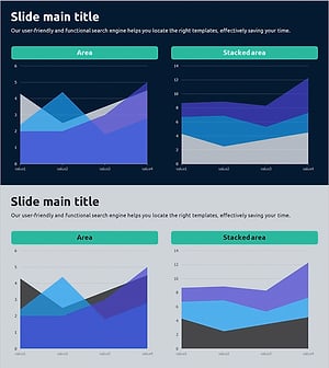 Market and Competitor Analysis Area Graph – Effective Visualization for Comparison