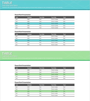 Table Charts for Successful Market Analysis