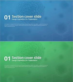 Virus Prevention Template Section Slide – Design Inspiration for Presentation