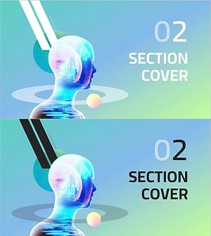 염색체 테마 와이드 피피티 템플릿 간지 02