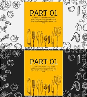 Gourmet Illustration Template Chapter - Embracing the Art of Cooking