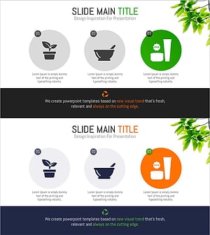 비건 화장품 생산 과정을 시각화한 다이어그램 슬라이드