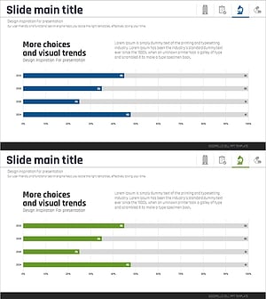 의료 연구 데이터 가로막대그래프 – 신뢰도 높은 분석