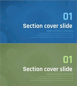 Cell Template Section Slide – Effective Section Cover