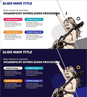 어린이 음악 교실을 소개하는 매력적인 프레젠테이션 템플릿