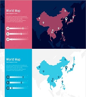 Overseas Photography Plan Slide Template – Market Analysis and Target Market
