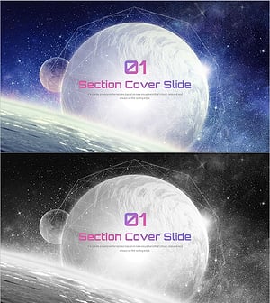 Astronomy Observation Template Section Slide – A New Way to Explore the Universe