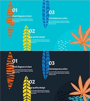 여름 그래픽 일러스트로 생동감 가득한 텍스트 슬라이드