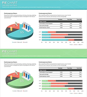 과학 실험 분석 원형 그래프 테이블 차트 – 데이터 시각화의 혁신