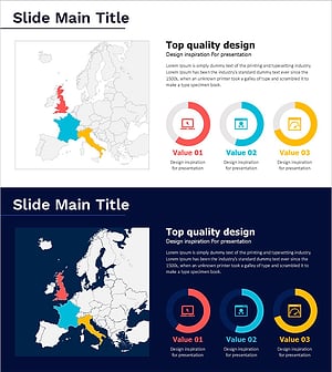 삼색 미디어 이용 그래프로 시장 점유율 분석 – 성공적인 사업 추진