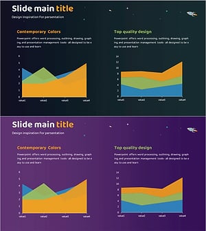 우주 테마 영역형 그래프 – 시장 및 경쟁사 분석
