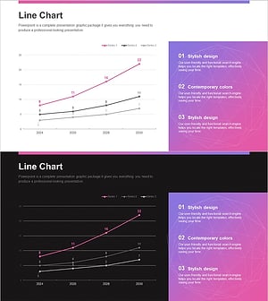 White Black Broken Line Graph – Best for Market Analysis
