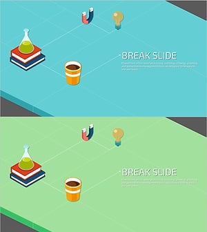 창의적인 과학 실험 일러스트로 재미있게 브레이크 – 즐거운 휴식시간 템플릿