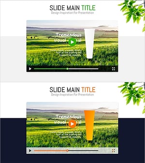 새로운 화장품 홍보 영상을 위한 포트폴리오 슬라이드