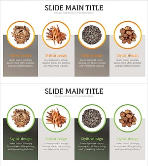 약재 건화물 특성을 강조한 모던 디자인 템플릿